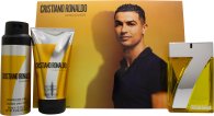 Cristiano Ronaldo CR7 Discover Gift Set 100ml EDT + 150ml Shower Gel + 150ml Body Spray