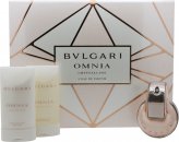 Bvlgari Omnia Crystalline Gift Set 65ml EDT + 15ml EDT + 75ml Body Lotion