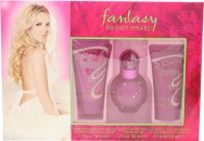 Britney Spears Fantasy Gavesett  30ml EdP + 50ml Body Souffle + 50ml Shower Gel