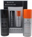 David Beckham Instinct Gift Set 2 x 150ml Desodorante Vaporizador (Instinct + Instinct Sport)