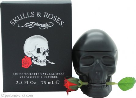 Ed Hardy Skulls & Roses Eau de Toilette 2.5oz (75ml) Spray