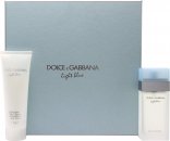 Dolce & Gabbana Light Blue Gavesett 25ml EDT + 50ml Body Cream