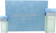Dolce & Gabbana Light Blue Gift Set 100ml EDT + 50ml Body Cream + 10ml EDT