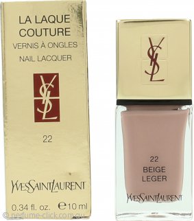 Yves Saint Laurent La Laque Couture Nail Varnish 10g 22 Beige Leger