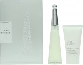 Issey Miyake L'eau d'Issey Gift Set 100ml EDT + 50ml Body Lotion + 10ml EDT Purse Spray - Christmas Edition