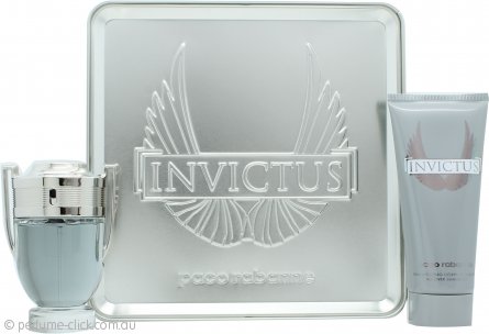 Paco Rabanne Invictus Gift Set 50ml EDT + 100ml All Over Shampoo