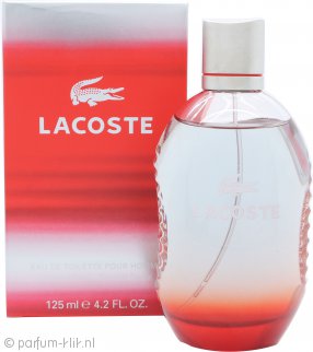 Lacoste red in clearance play