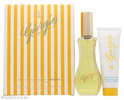 Giorgio Beverly Hills Giorgio Yellow Gift Set 90ml EDT + 50ml Body Lotion