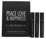Young & Gifted Gavesæt 3 x 15ml EDP Rollerball (Peace + Love + Happiness)