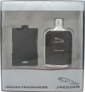 Jaguar Classic Amber Gift Set 3.4oz (100ml) EDT + Luggage Tag