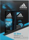 Adidas Ice Dive Confezione Regalo 150ml Deodorant Spay Corpo + 250ml Gel Doccia