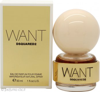 DSquared2 Want Eau de Parfum 30ml Spray