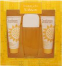 Elizabeth Arden Sunflowers Gavesett 100ml EDT + 100ml Body Lotion + 100ml Cream Cleanser