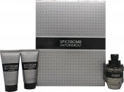 Viktor & Rolf Spicebomb Gift Set 50ml EDT + 50ml Non-Foaming Shaving Cream + 50ml Aftershave Balm