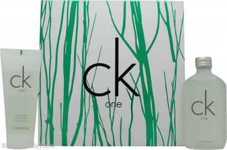 Calvin Klein CK One Gift Set 3.4oz (100ml) EDT + 3.4oz (100ml) Body Wash