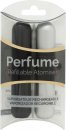 Pressit Refillable Perfume Atomiser Duo Pack - Sort & Sølv