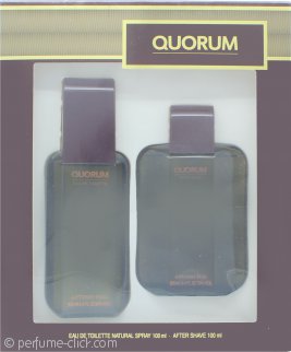 Antonio Puig Quorum Gift Set 3.4oz (100ml) EDT + 3.4oz (100ml) Aftershave