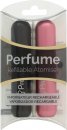 Pressit Refillable Perfume Atomiser Duo Pack Pink & Black Spray