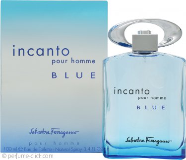 Salvatore Ferragamo Incanto Pour Homme Blue Eau de Toilette 3.4oz (100ml) Spray