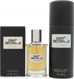 David Beckham Classic Gift Set 1.4oz (40ml) EDT + 5.1oz (150ml) Deodorant Spray