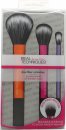 Real Techniques Duo-Fiber Collection Gift Set 3 x Brushes