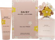 Marc Jacobs Daisy Eau So Fresh Gavesæt 125ml EDT + 75ml Body Lotion