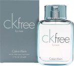 Calvin Klein CK Free Eau De Toilette 50ml Vaporizador