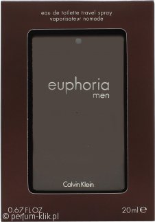 calvin klein euphoria men woda toaletowa 20 ml   