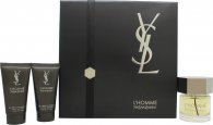 Yves Saint Laurent L'Homme Gift Set 60ml EDT + 50ml After Shave Balm + 50ml All-Over Shower Gel