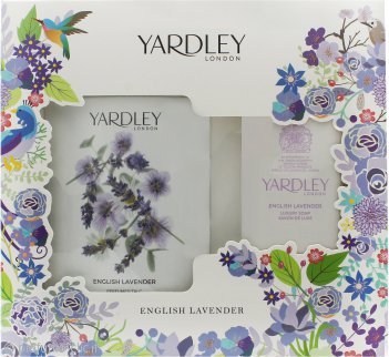 Yardley English Lavender Confezione Regalo 200g Talco Profumato + 100g Sapone Profumato