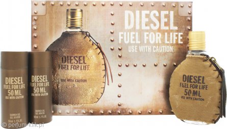 diesel fuel for life homme woda toaletowa 50 ml   zestaw