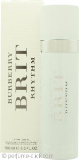 Burberry Brit Rhythm for Women Deodorant 3.4oz (100ml) Spray