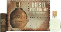 Diesel Fuel For Life Gavesett 30ml EDT Spray + 50ml 50ml Shower Gel