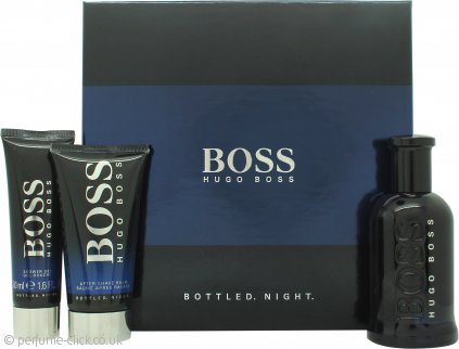 hugo boss night aftershave gift set