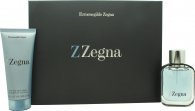 Ermenegildo Zegna Z Zegna Confezione Regalo 50ml EDT + 100ml Bagnoschiuma per Corpo e Capelli