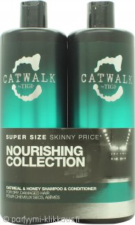 Tigi Duo Pack Catwalk Oatmeal & Honey 750ml Shampoo + 750ml Hoitoaine