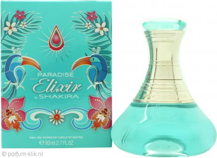 Meevoelen geboorte Vierde Shakira Paradise Elixir Eau de Toilette 80ml Spray