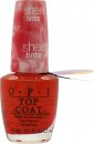 OPI Sheer Tints Top Coat 15ml - I'm Never Amberrassed NTS01