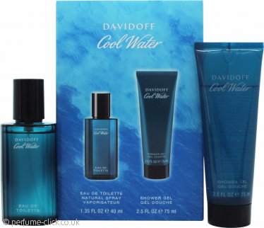 Davidoff Cool Water Gift Set 40ml EDT + 75ml Shower Gel