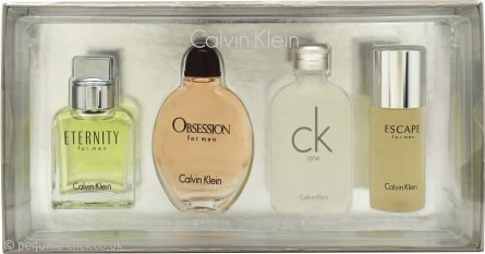 Calvin Klein Miniature Gift Set 15ml Eternity EDT + 15ml Obsession EDT +  15ml CK One