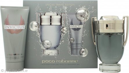 Paco Rabanne Invictus Gift Set 100ml EDT + 100ml All Over Shampoo